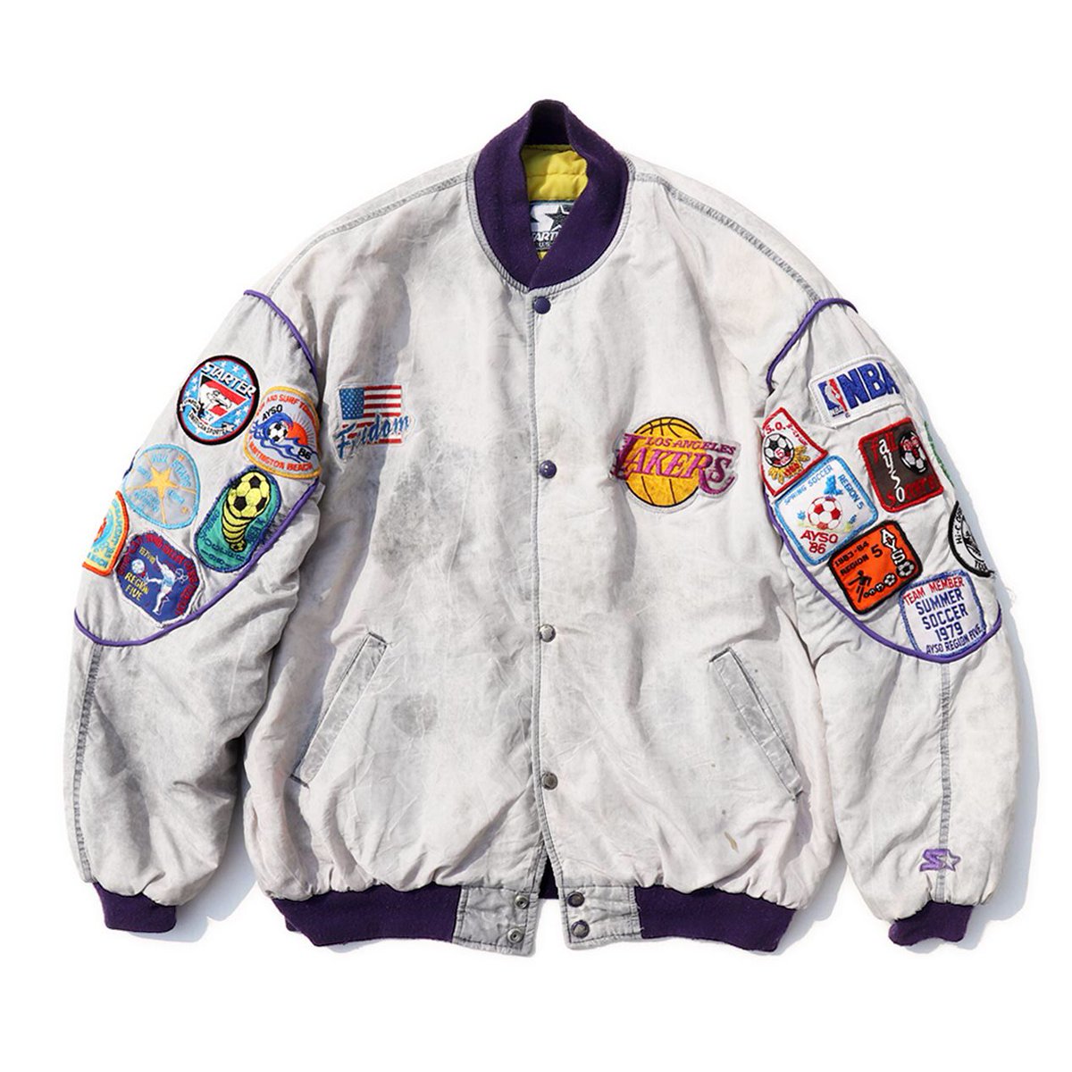 VINTAGE リバーシブルナイロンブルゾン サイケ ワッペン | www.tspea.org