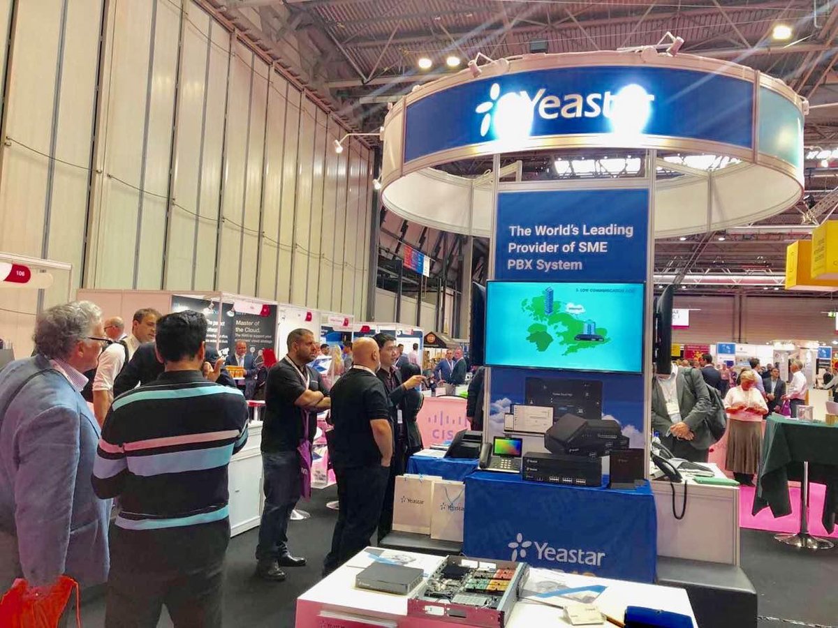 Yeastar's tweet photo. Great event with great people exchanging great thoughts at
@Channel_Live_ Thank you all for dropping by! ๐ค#CHLive19 Heading for our next event with MICHAELTELECOM AG! Come and join our European business tour and learn more to Xcelerate your business! https://t.co/tW5JDK30an https://t.co/HI8VJ9Iaj2