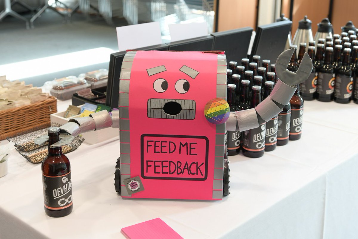 TechExeter's tweet photo. If you haven't submitted your feedback yet for #techexeter19 please do - we really value your opinions!
Check your email for the link. https://t.co/dKDDimZTnh