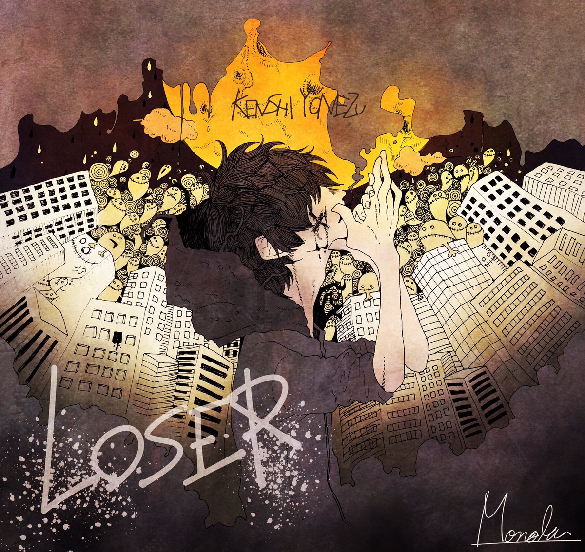 LOSER 3周年おめでとうございます👻
この曲で救われた沢山の人の中の1人です。
大好きです☺️
てことで過去絵 