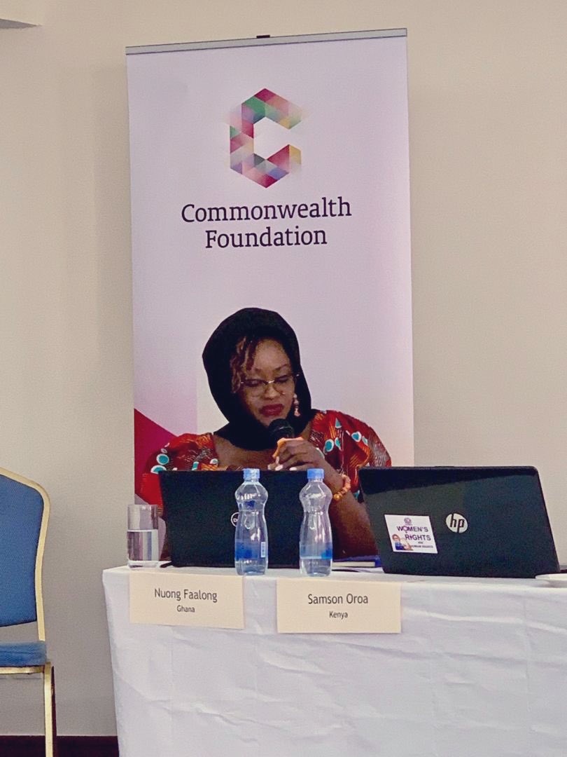 nuongfaalong's tweet photo. Me delivering my presentation in a hijab in solidarity with my Muslim sisters who are fighting silent social discrimination. You are all represented here. #12WAMM  #Hijab  #FIDA #WAMM2019 #CommonwealthWomen #NavigatingParity #AWMA.@fidakenya @commonwealthorg @wunpini_fm @jabdulai https://t.co/BJLXzy8OeL