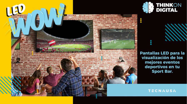 AzarPlus's tweet photo. ESPECIAL 8º EXPO CONGRESO #TORREMOLINOS 
Llega la toda la emoción de LedWoW de @Tecnausa, para convertir tu salón de #juegos, en un auténtico Sport Bar https://t.co/IiwBbrtH2O https://t.co/IruoVF8NWC