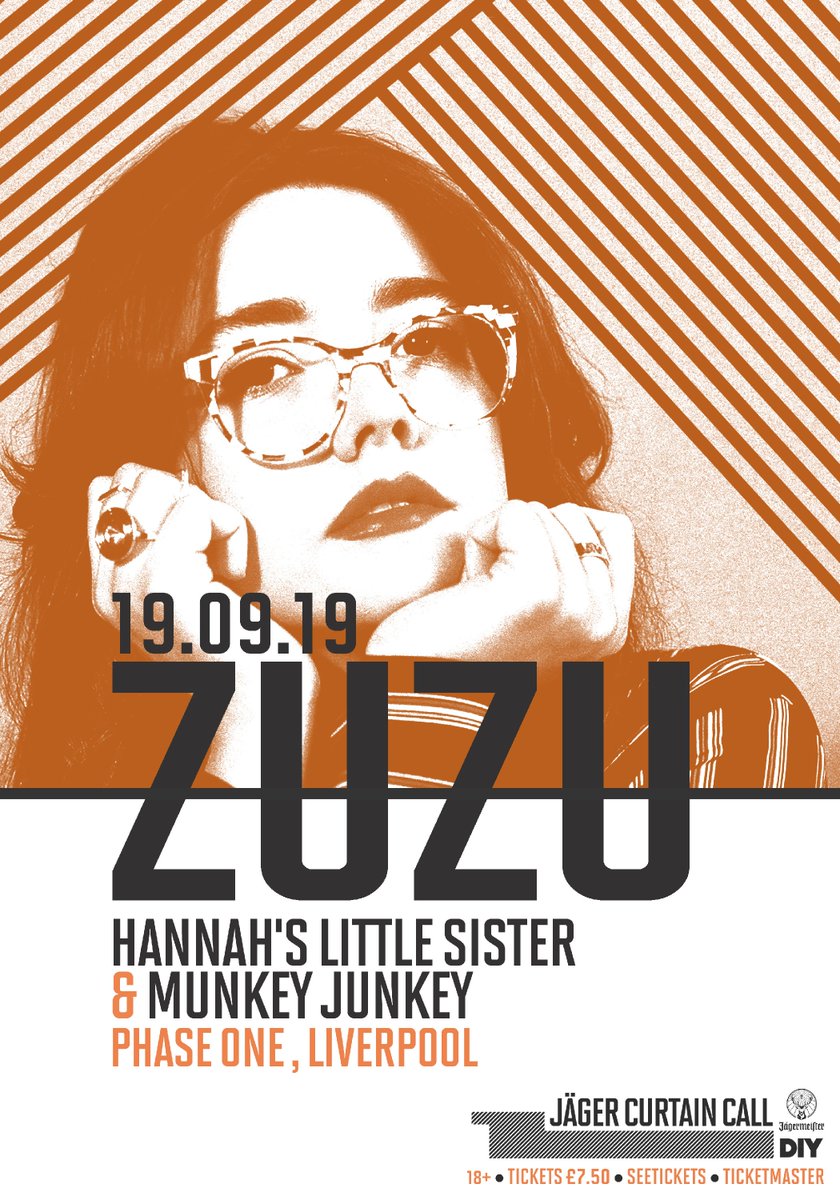 diymagazine's tweet photo. Zuzu (@thisiszuzu) plays her #JagerCurtainCall show at Liverpool's Phase One (@phaseonelpool) this week! Make sure you grab your tickets now: https://t.co/ktIk55DaUu https://t.co/bfet7SJPaT
