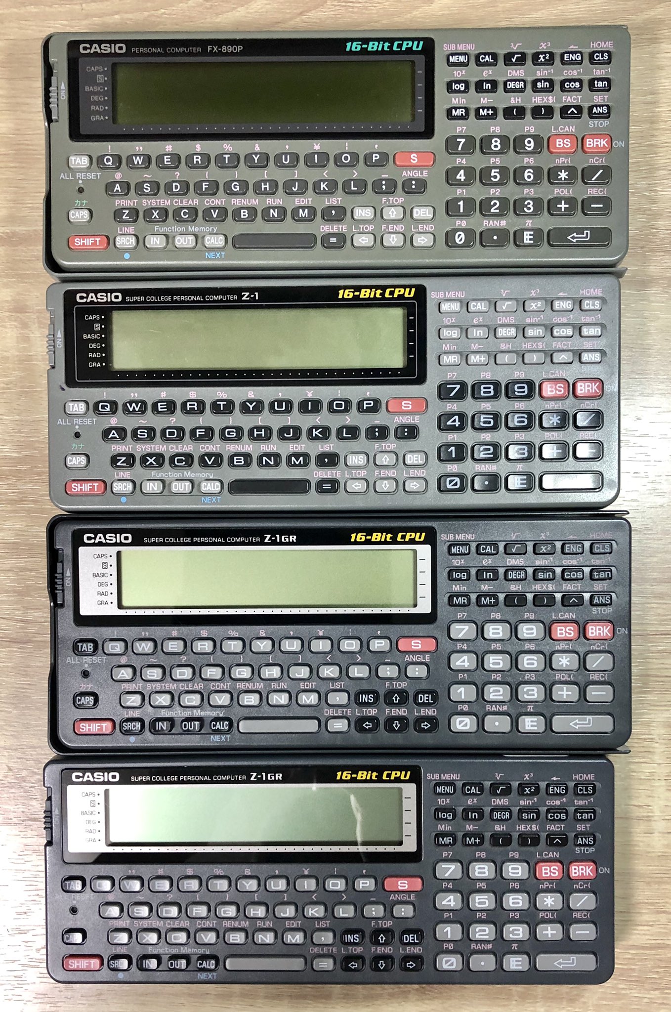 信頼 CASIO Z-1GR ポケコン 実働 sushitai.com.mx