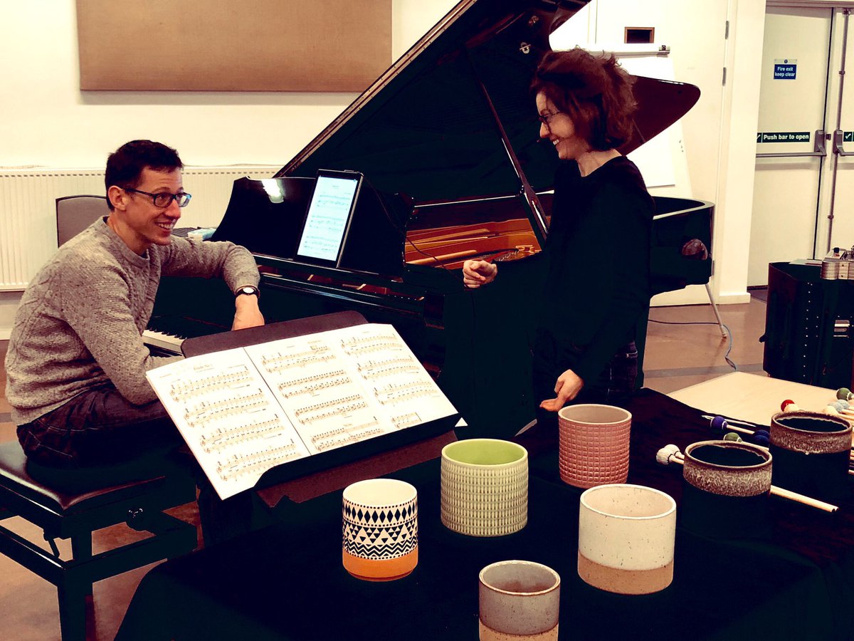 PsapphaEnsemble's tweet image. Spotlight 🔦

Hear the world premiere of 
@CruttwellReade ‘s Three études for piano and flower pots performed by @PercUk &amp;amp; @pianistben on 26th September. 
This sonorous &amp;amp; unusual work was written for Psappha’s #ComposingForScheme 2018-19. 

Tickets here: psappha.com/event/lyric-su…