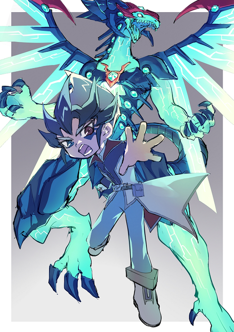 天城カイトのミニデフォルメのイラストを描いて欲しいです!
https://t.co/U5yutZFkhB
描きました～デフォルメ思ってたより苦手かもですwあざました!
空間埋めるために描いた銀河眼もせっかくなので。 