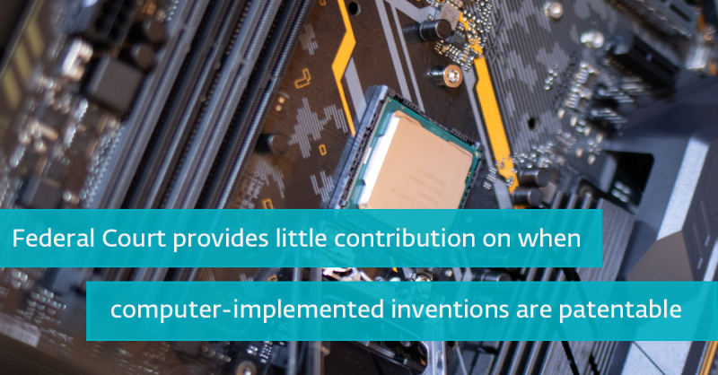 mschmidtIP's tweet photo. We had hoped for our clients that the Federal Court provides more clarity than this, for the sake of #innovation in Australia #patents #intellectualproperty #software #artificialintelligence
https://t.co/YFgfSfMFM8 https://t.co/F9PgwfEAtZ