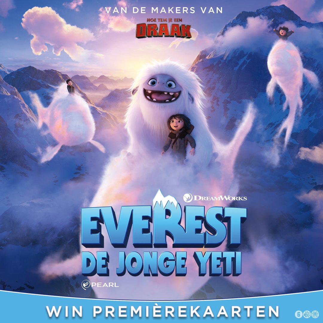 Retweet deze tweet en maak kans op 4 kaarten voor de familiepremière van Everest: de Jonge Yeti op zaterdag 5 oktober in Kinepolis Almere, in aanwezigheid van de Nederlandse stemmencast!❄️
#EverestDeJongeYeti