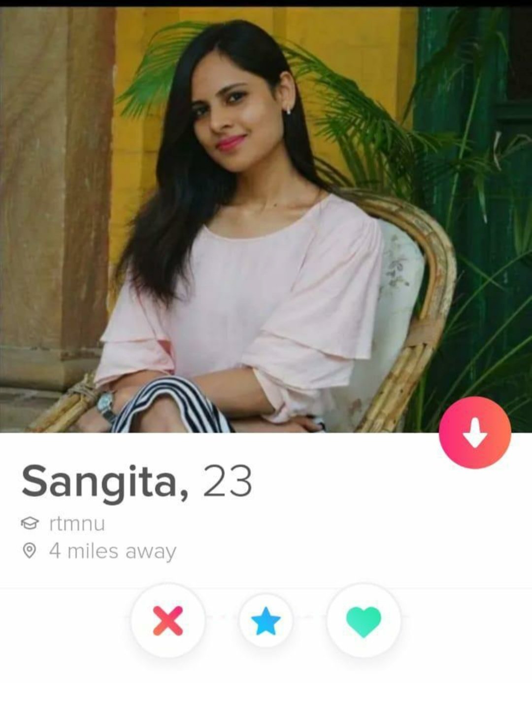 Fake tinder account