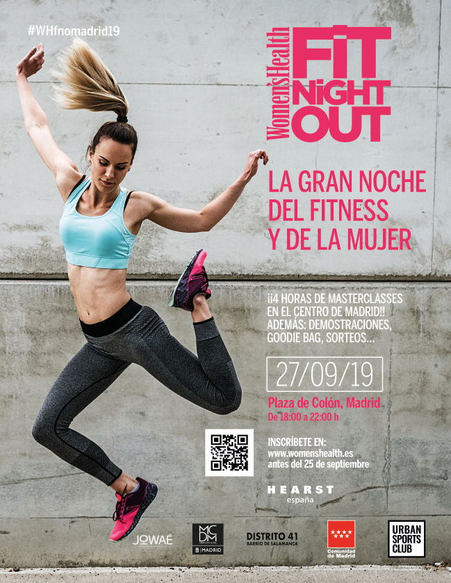 LMNMovemos's tweet photo. 27 septiembre vuelve el evento femenino deportivo del aรฑo: la #FitNightOut, organizada por @WomensHealthES en Plaza de Colรณn de Madrid
4.000 mujeres, cuatro horas ininterrumpidas de las mรกs innovadoras disciplinas del fitness con @DaniMiralles @crysdyaz y otros. Te esperamosยกยก https://t.co/y55xPjUTEz