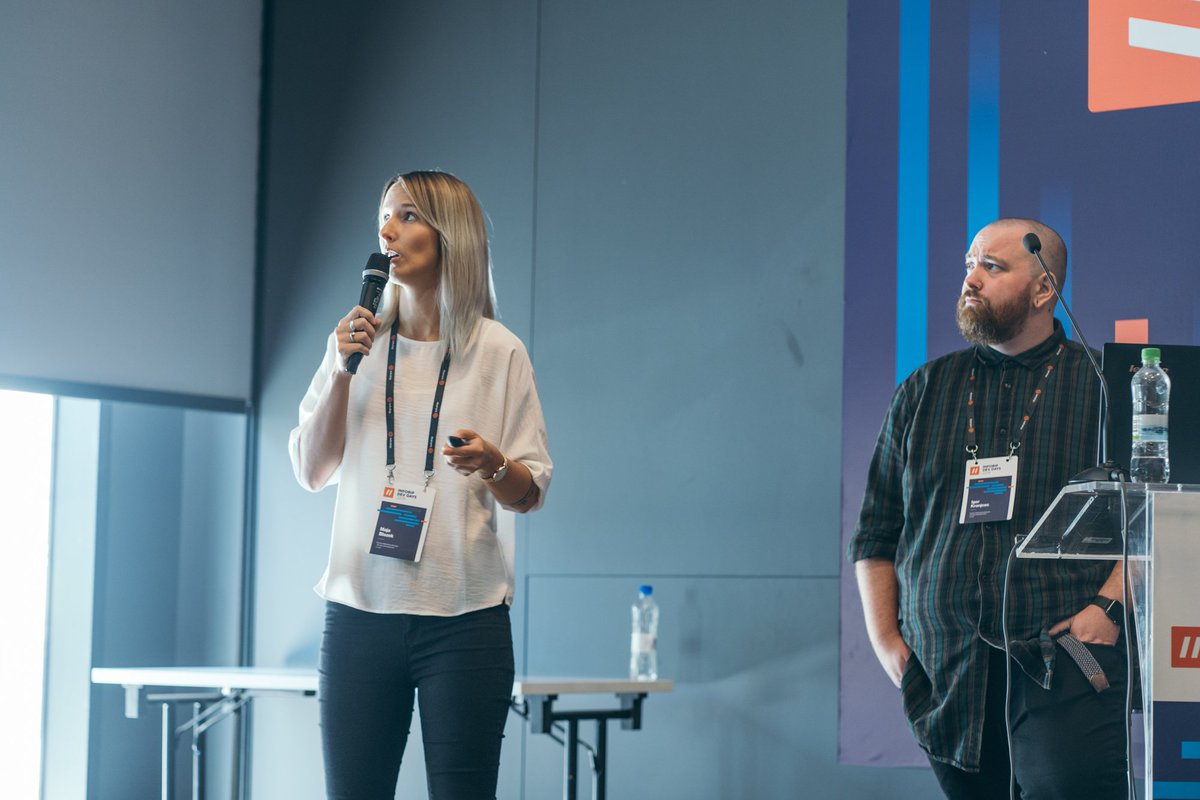 Infobip's tweet photo. We're proud to have gathered 500+ #developers at our #DevDays19 conference! Hope you all had a fun & productive time discussing #tech trends like #Kubernetes, #AI, #BigData...and the karaoke night wasn't too bad, either, was it? ;) #WorldsConnected #biplife https://t.co/1V36cIiZq5