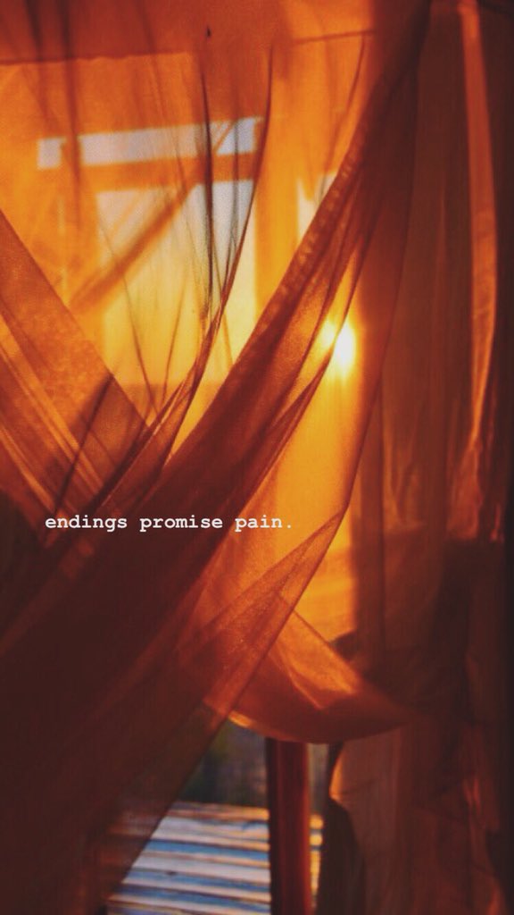 “setting sun is the mirror of endings. no matter how beautiful, how enchanting it is. endings promise pain.” forever in awe of how this incredible person manages to churn out her words so beautifully  @AimmySays  #LosingEchoes