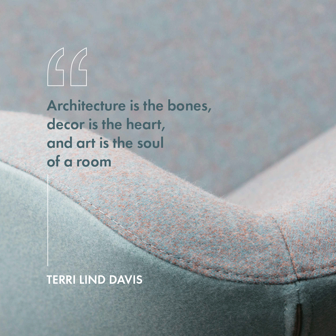 AlmaDesign1's tweet photo. "Architecture is the bones, decor is the heart, and art is the souls of a room"
Terri Lind Davis
*
*
*
#almadesign #contract #home #design #designlovers #interiordesign #furnituredesign #designinspiration #designer #interior #italianstyle #quoteoftheday https://t.co/ovjBYaExXI