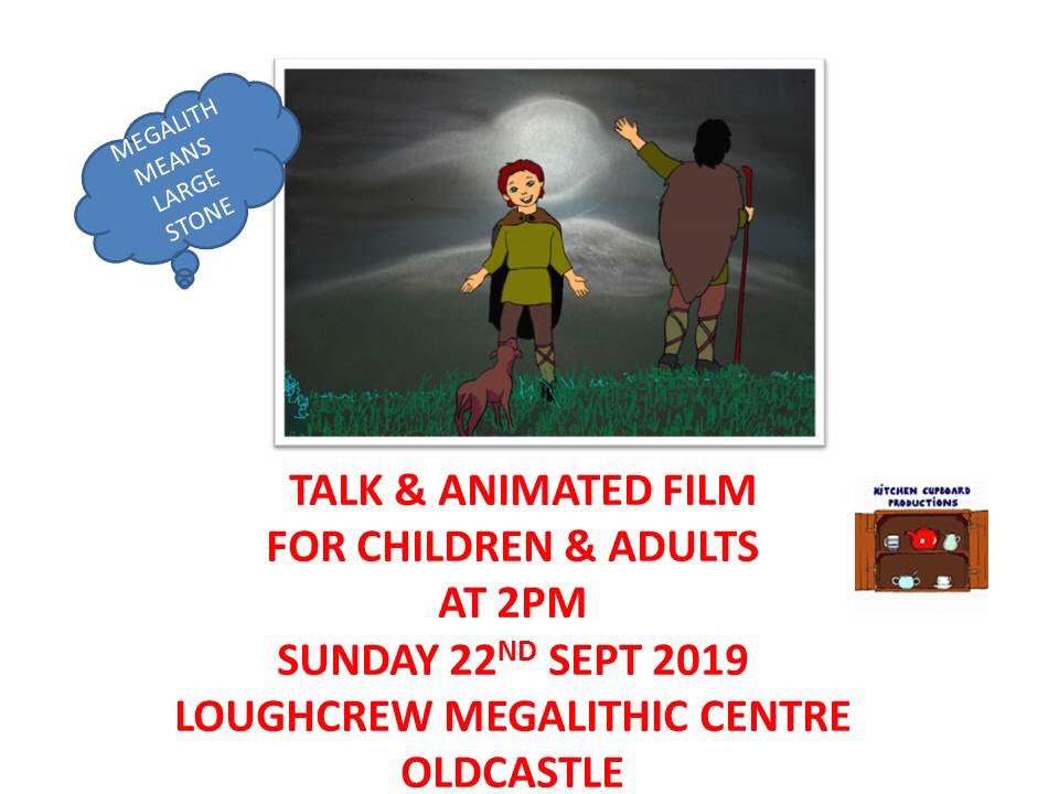 LoughcrewMC's tweet photo. Delighted to have Kitchen Cupboard Productions back this Sunday to showcase their production "Conan &amp; The Mystical Magical Light of Loughcrew" 😁 #autumnequinox #loughcrew #familyfun https://t.co/aHSw4yWFKc