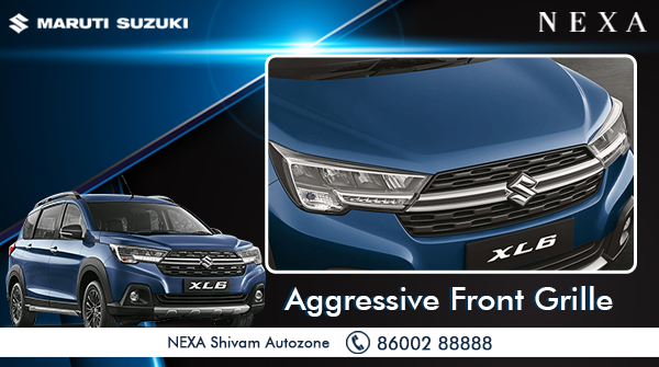 nexashivamauto's tweet photo. With aggressive front grille and stunning looks, #XL6 is all set to stun everyone on the road
For Booking, Call #NexaShivamAutozone Kandivali West- 88281 99999 / Andheri East- 86002 88888
To Book Online, Click: https://t.co/fcLMCiAU2V
#NEXA #NexaXL6 #TheWaitIsOver #CreateInspire https://t.co/esRA6IZwTD