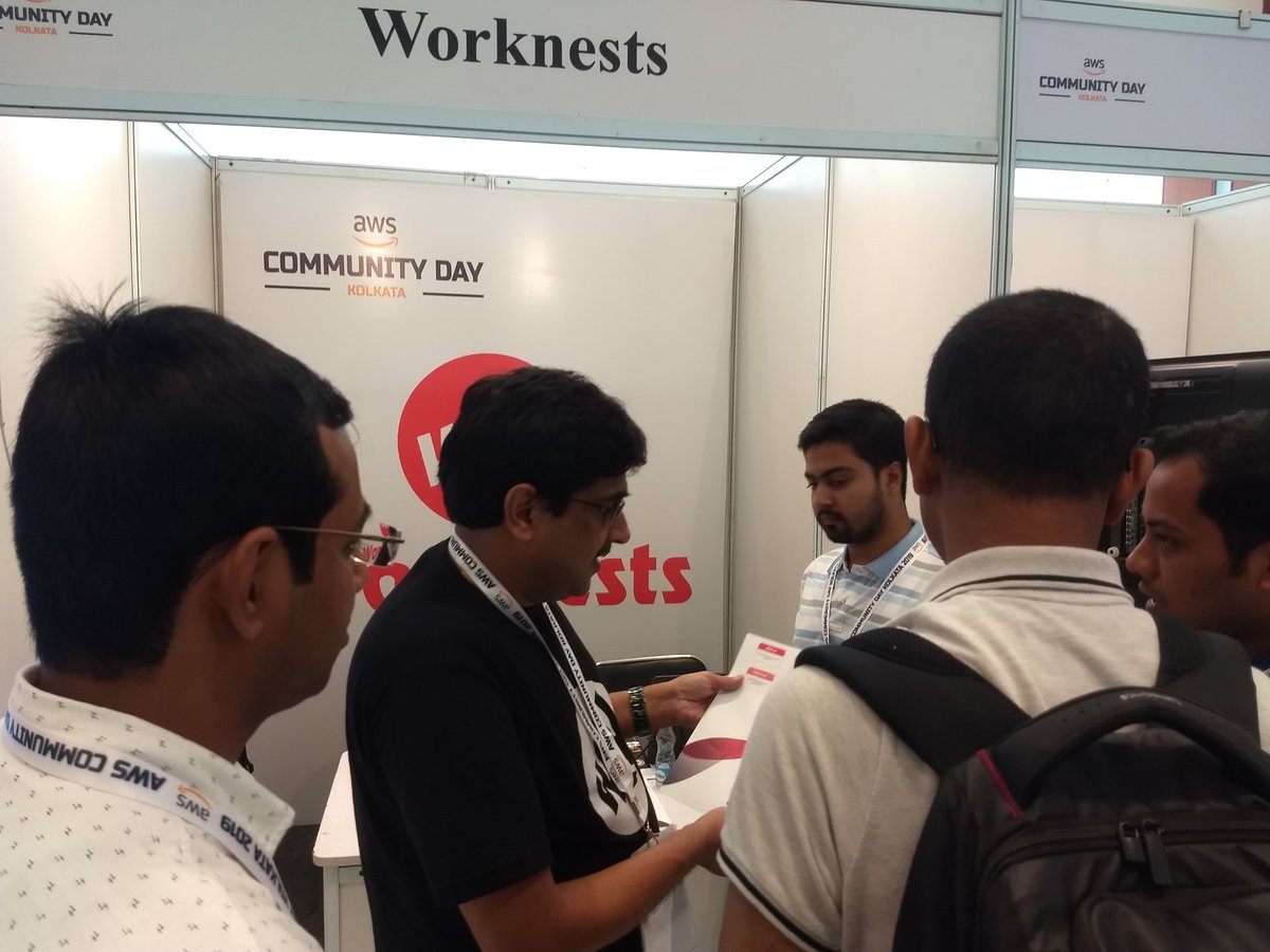 Wownooks's tweet photo. Glimpses of AWS Community Day Kolkata 2019
#worknests #awsuser #AWSCommunityDay #awsugkol #AWSCommunityDayKol https://t.co/fvVBiS9UV2