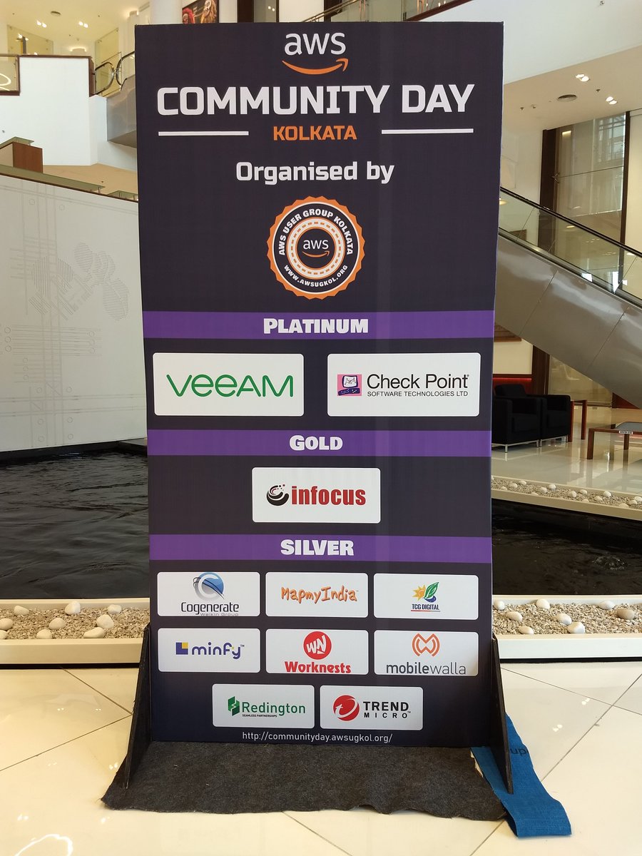 Wownooks's tweet photo. Glimpses of AWS Community Day Kolkata 2019
#worknests #awsuser #AWSCommunityDay #awsugkol #AWSCommunityDayKol https://t.co/fvVBiS9UV2