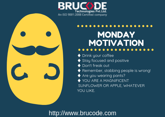 BrucodeOfficial's tweet image. #Monday_thought #week_start #Monday_motivation #Brucode_technologies #web_development #web_designing #digital_marketing #IT_solutions