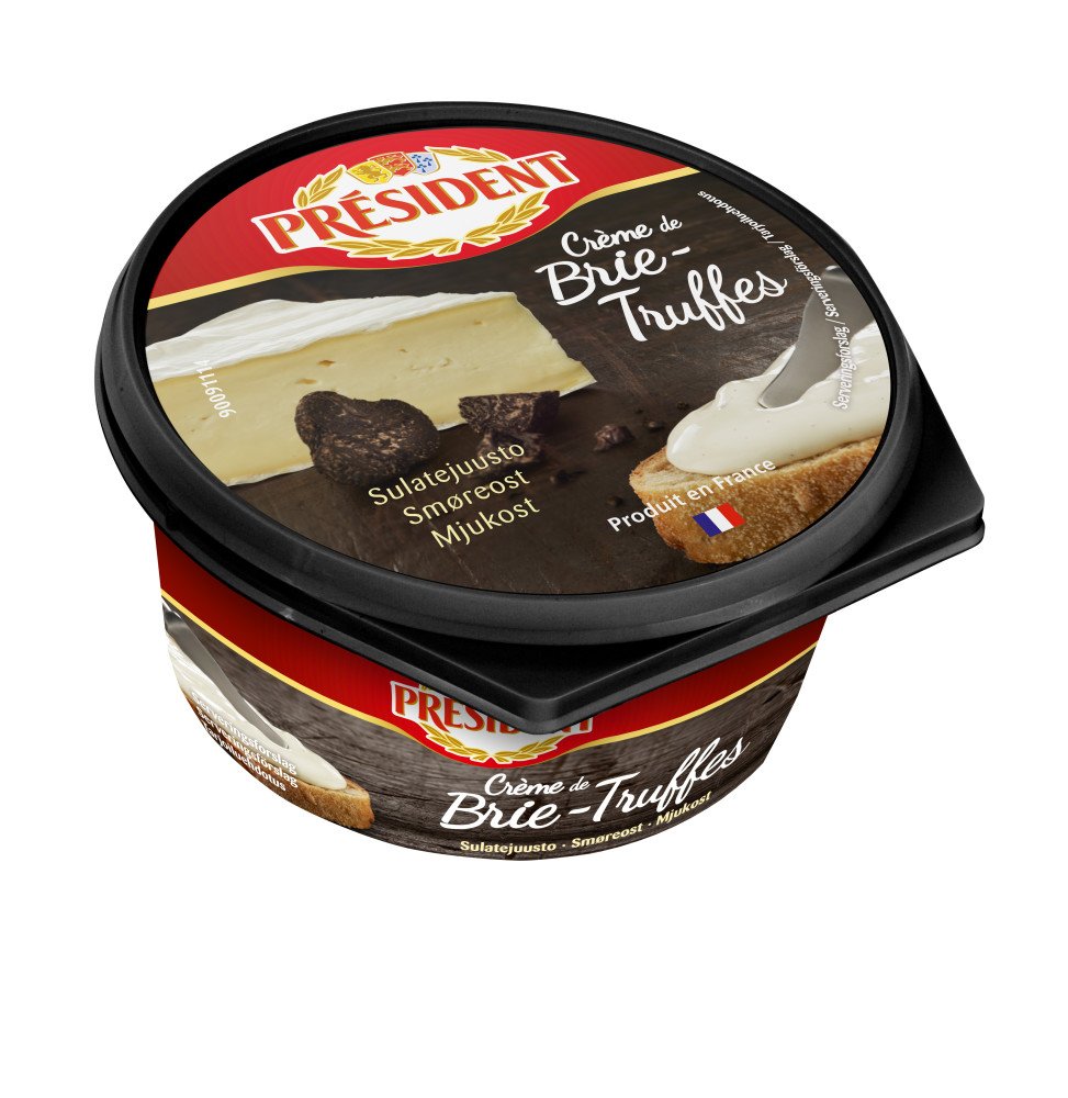 LindahlsMejeri's tweet photo. Président introducerar ”Crème de”: Bredbar fransk ost med smaker av Brie, Tryffel och Chèvre https://t.co/N9iykpcD79 https://t.co/EWMwfXG15q
