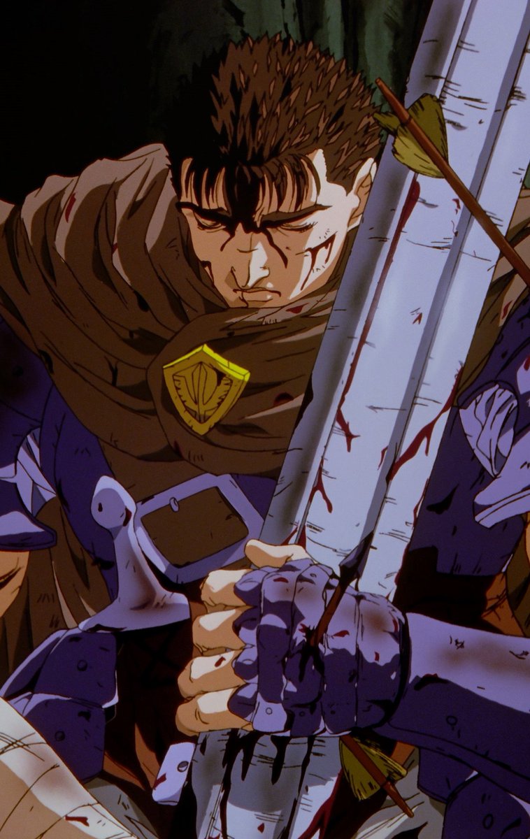 Guts A Noble Man That Rests In The Woods After He Kills 100 Men At Night Yet He Still Stands To Be A Proud Member Of The Hawk A Civilized