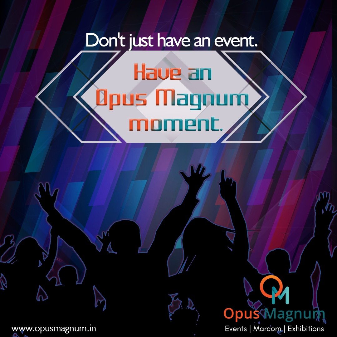 opus_event's tweet photo. Making your events outstanding and memorable is what we do. Annual bashes, corporate get-together, conferences, parties, exhibitions... whatever's on your mind, talk to us.
For More Details,
https://t.co/LFcxNoFL3T

#opusmagnumevents #events #eventmanagers #eventlife https://t.co/uYZ4wM4uAF