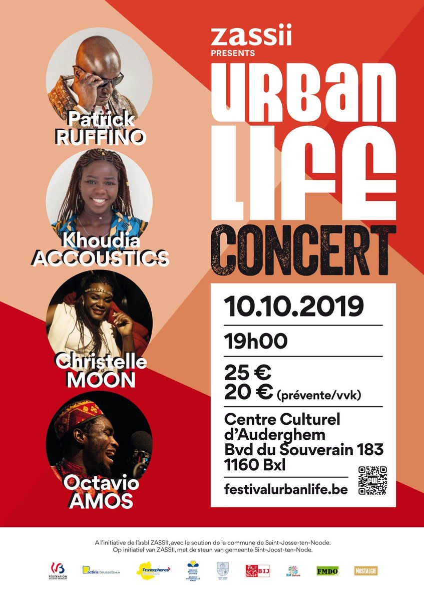 ZassiiAsbl's tweet photo. Good day
Save the date 10.10.2019 in preview of @Ful_UrbanLife
URBAN LIFE CONCERT with
@patrickruffino
Khoudia accoustics
Christelle Moon
Octavio Amos
More info on https://t.co/VqpLMcViKn
#StrongerTogether #FUL2019 https://t.co/FBgSqA3HqZ