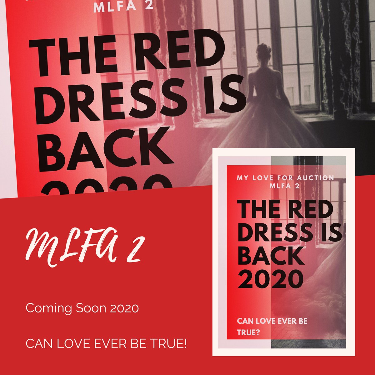 LoveObsessionWP's tweet photo. My Love for Auction 2 #MLFA2
#ComingSoon #Wattpad #2020
#lovetriangle #everafter #reddressisback https://t.co/stnpi7jp8B