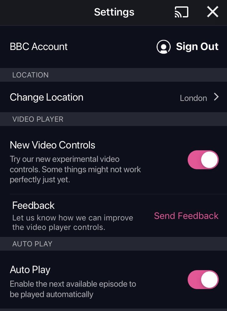 Want to help test new video controls on the <a href="/BBCiPlayer/">BBC iPlayer</a> mobile app? Make sure you’ve got the latest version installed then enable under Settings and send us your feedback
