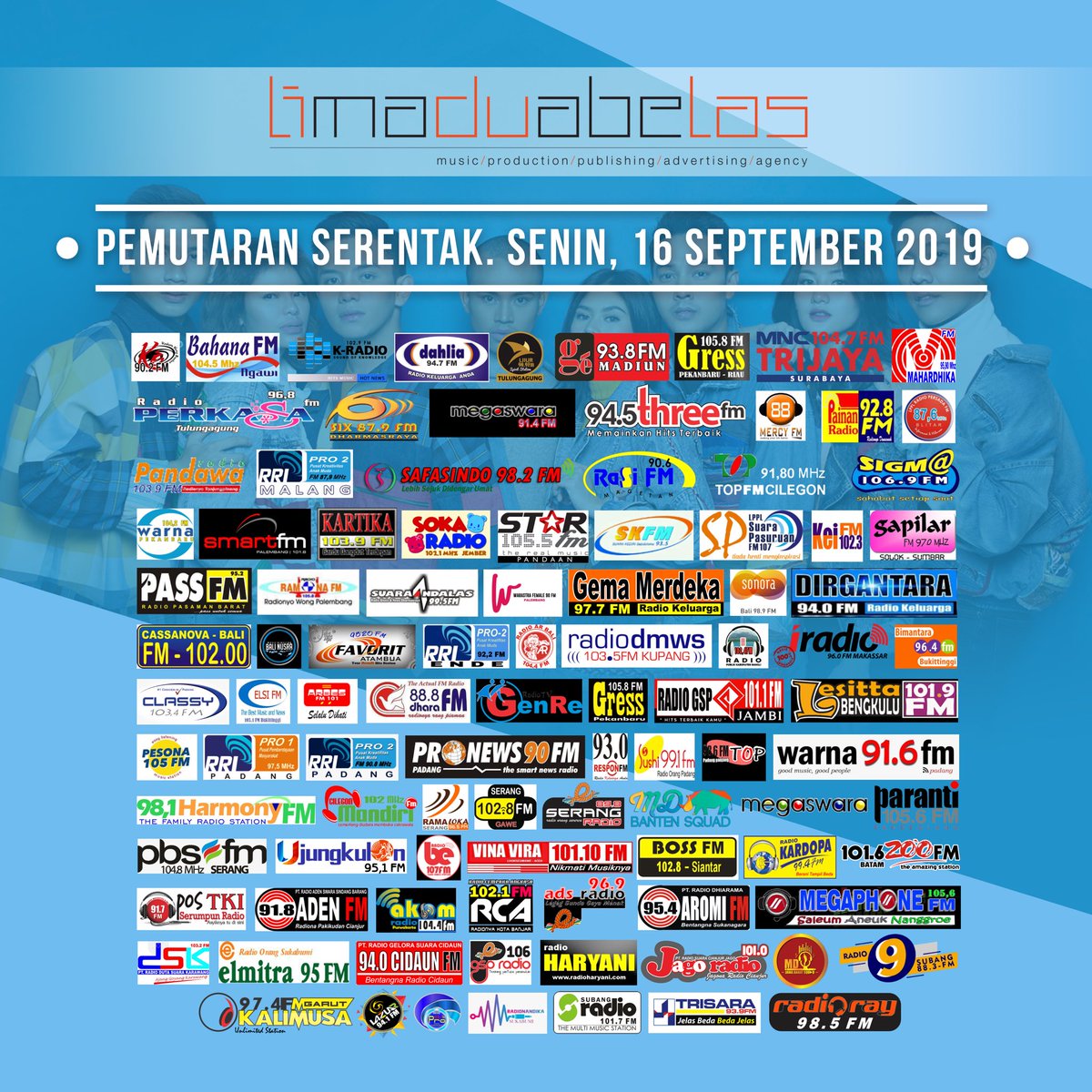 InspireMusicID's tweet photo. Hari ini pemutaran serentak dari #rctfamily #limaduabelas https://t.co/RLyL0wwy8d