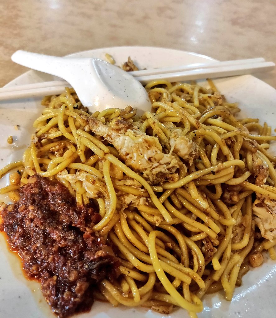 Kuching.1. Laksa Sarawak, Choon Hui Cafe. Anthony Bourdain's favourite place to have Laksa Sarawak.2. Mee Goreng Sambal, John's Place. 3. Char Kway Teow, Kwong Hup Cafe. Sometimes not consistent, if not the mother is cooking (comment from a friend lol).