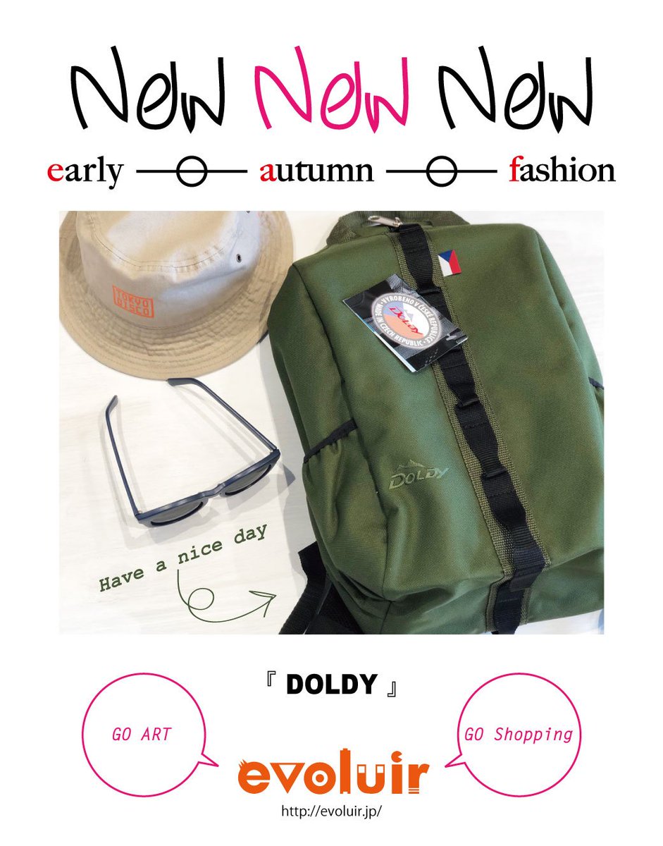 evoluir2002's tweet photo. 『#DOLDY』
“(祝)再入荷”
□ STONE MINI/olve,beige,navy
size:高さ 43cm/幅 29cm/マチ 18cm/容量 22ℓ
完売状態の大人気“STONE"シリーズのミニラインが再入荷しました。
在庫数が少ないとの情報をキャッチ!!お買い求めはお早めに!!
#evoluir #selectshop #金沢市 #静岡市 #DOLDY #stonemini #daypacjm https://t.co/Sq1nN1kqmb