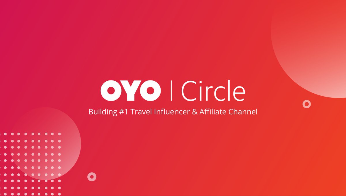 ankitgupta1309's tweet photo. https://t.co/cfHkNZlNPa

#oyocircle #oyo #oyorooms #InfluencerMarketing #AffiliateMarketing #growth #marketing #product #technology https://t.co/xnsVOjTX9k