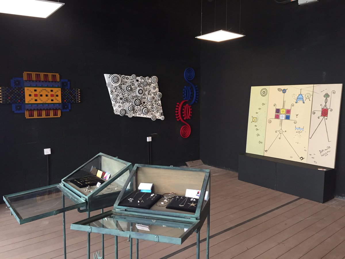 dana1311's tweet photo. Pass by my exhibition space @TheBoulevardJo during #frenchweekjo every day until 21, September,2019. From 4-10pm.
Checkout Dana Rousan art and jewellery at gate no.5 upstairs. https://t.co/mrazOS2JlH