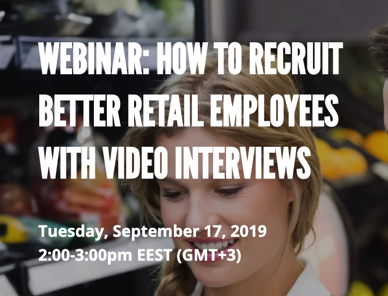 Do you recruit frequently to customer-facing jobs, such as store personnel or sales representatives?

If yes, better not miss out our next webinar tomorrow Tue 17th: blog.recright.com/how-to-use-vid…

Don't worry if you can't make it on the spot, we'll share it after.

#hrsome #hrtech