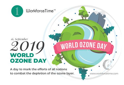 workforceTime's tweet image. Today marks the anniversary of the signing of the Montreal protocol, a promise to protect the ozone layer. Let’s keep on working and healing together to ensure healthy people and a healthy planet for our future generations.#WorldOzoneDay 
#OzoneDay #ozoneday2019 #SaveEarth