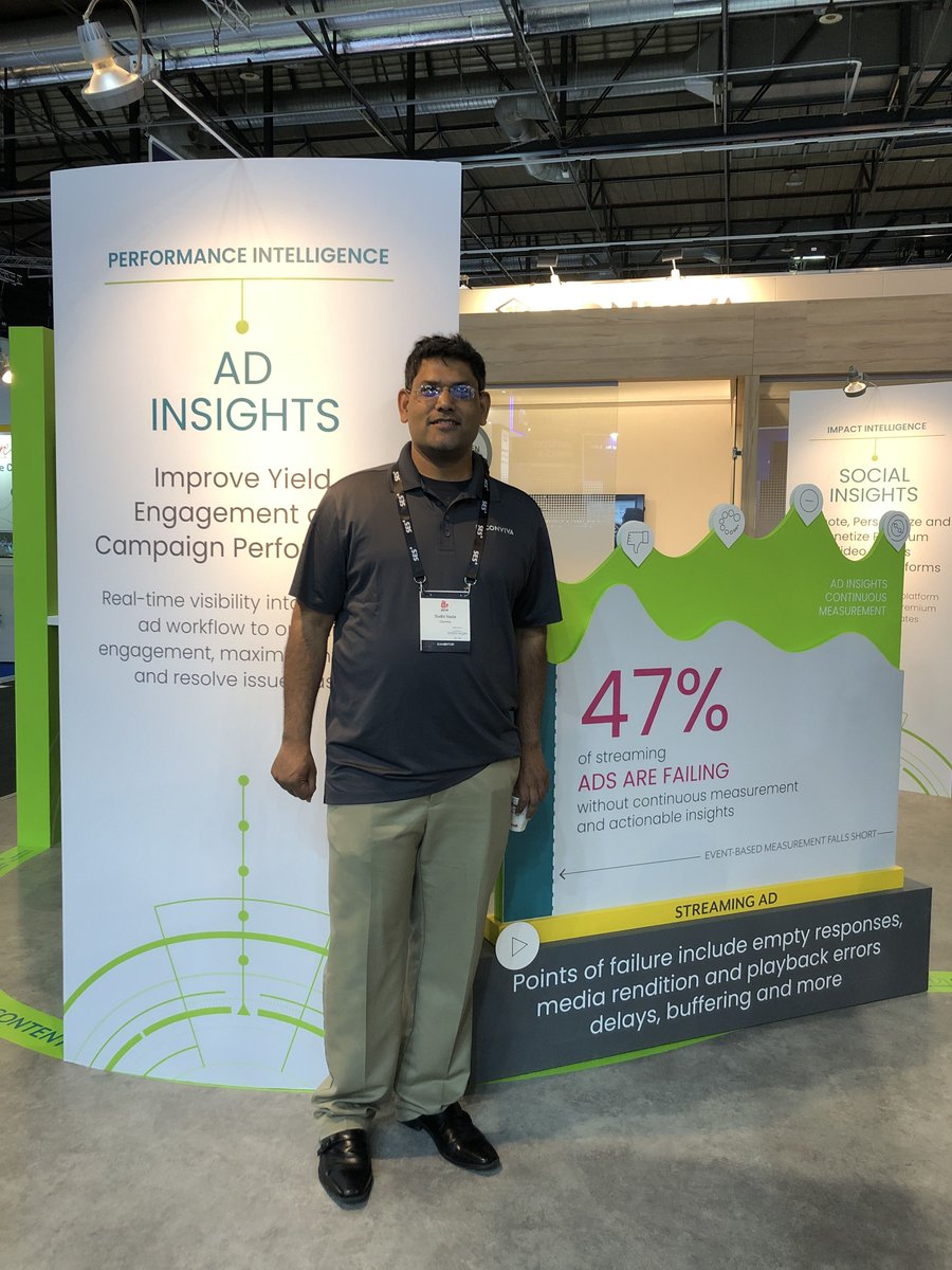 conviva's tweet photo. Come to Hall 5, Stand B.49 to glimpse an insight into the future of social, content, advertising and QoE measurement today at @IBCShow. Check in for a demo anytime or schedule a meeting here:
https://t.co/iNaoBWfTzi
#IBC2019 https://t.co/vkc81benQS