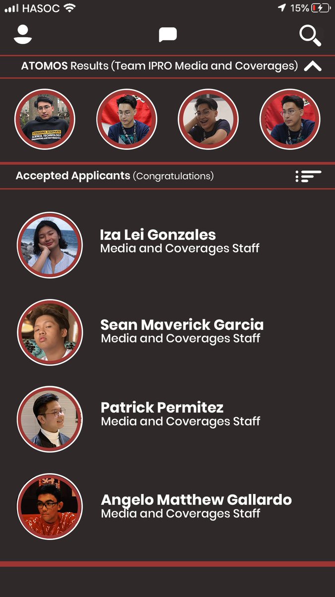 ustshshasoc's tweet image. Team Internal P.R.O.

#TeamIPRO
#ATOMOS2019

7/8