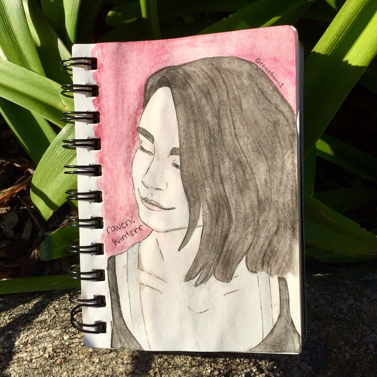 renaedraws1's tweet photo. Some (hopefully) okay paintings of the very great human, @ravenwinterr :)) https://t.co/UVyHwHO9Po