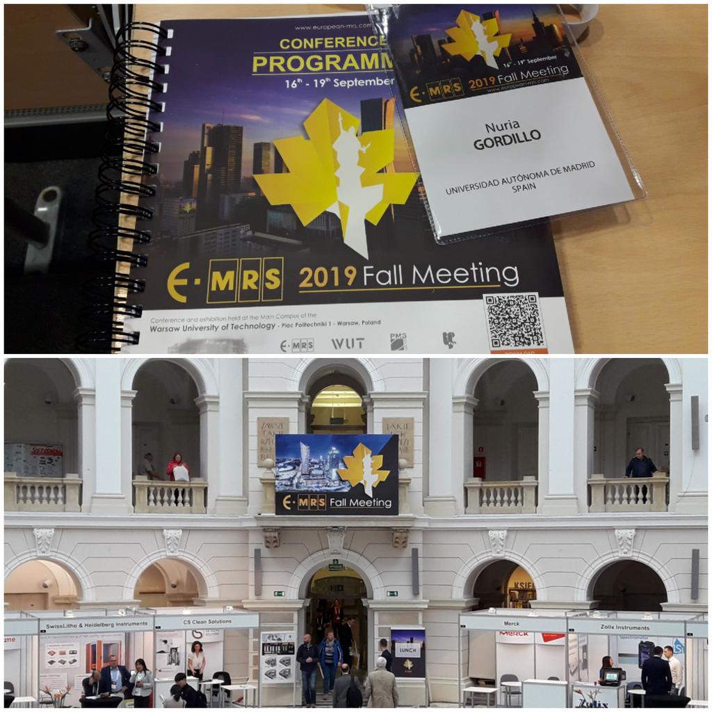 NuriRaspita's tweet photo. Here I am!! #EMRSfall meeting #conference just start. Very glad to present my last results recently published in nanotechnology ππ
https://t.co/Sdfs2ibdZX https://t.co/EQhTohqqLR