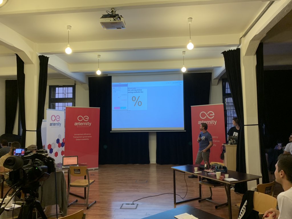 milen_radkov's tweet photo. @waellet is gaining traction. This cool team #memehunter did integrated it with their @aeternity #aepp and its looking neat. #haeckathon #blockchain https://t.co/9FRvkVOB1f