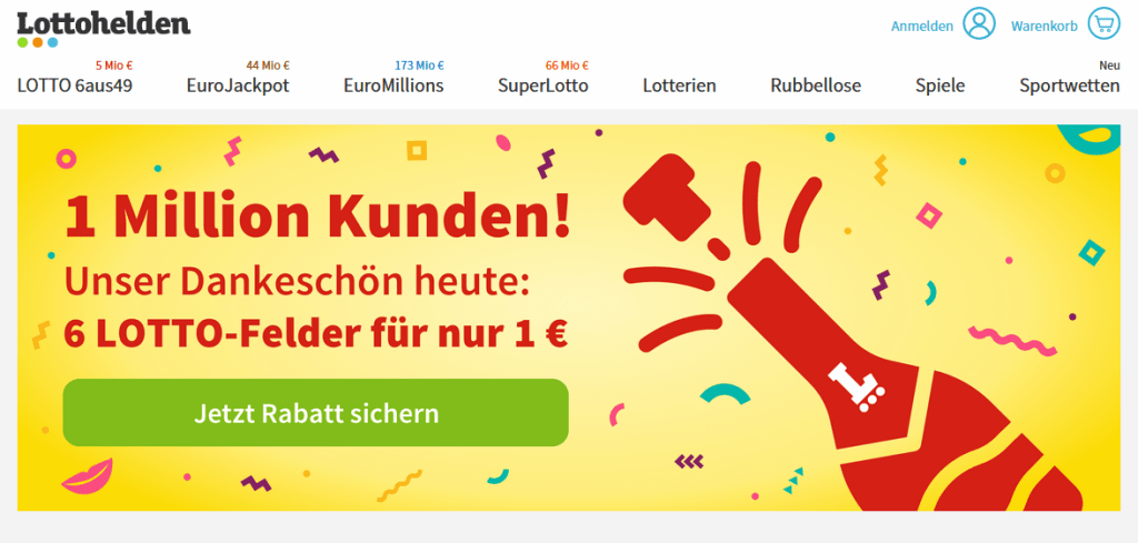 Lottohelden feiert eine Million Kunden mit Danke-Woche lottodeals.org/2019/09/16/lot…