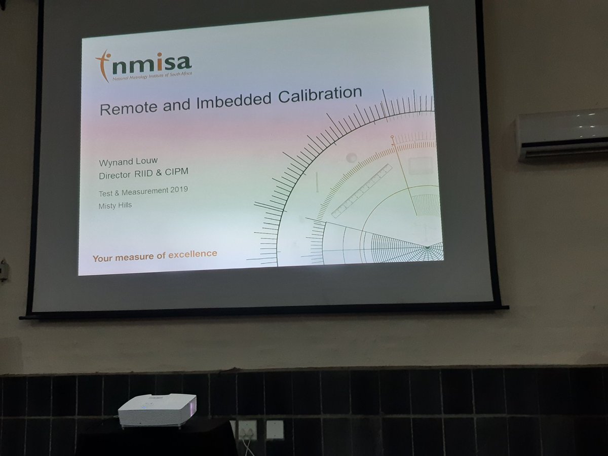 NLA_SA1's tweet photo. Imbedded Calibration, Dr Wynand Louw #TestandMeasurementConference https://t.co/OmeOUXOJ4B