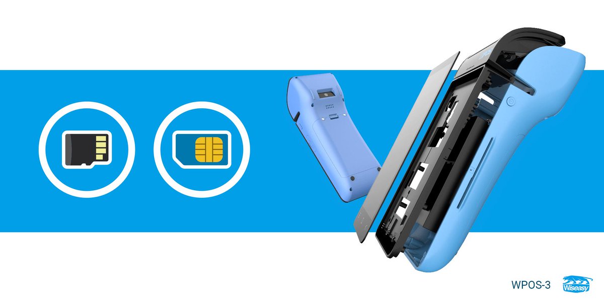 WiseasyGroup's tweet photo. A #POS is an extension of your memory.  With built-in T-FLASH and #PSAM cards, you will never forget your sales and inventory information again. #POSsolution #POSmachine https://t.co/pZWoCX09DB https://t.co/EknRmK52Bg