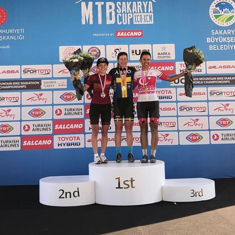 SilverbackBikes's tweet photo. RACE NEWS:

🥇Jennie Stenerhag sealed a great victory at the 2019 MTB Cup Sakarya XCO race in Turkey!!

Read More: https://t.co/o1hqYjb9nb  #SilverbackRacing https://t.co/2ZLvZUXHqR