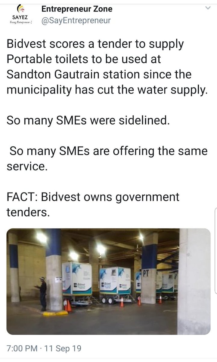 Bidvest Economic Empowerment (BEE).