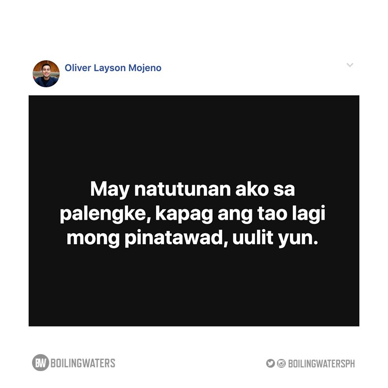 boilingwatersph's tweet photo. Forgive 7x70 times pero be wise next time. Set healthy boundaries and you don't need to welcome them back in your life naman. https://t.co/Hu1gwhqflT https://t.co/Ud6Jehgdln