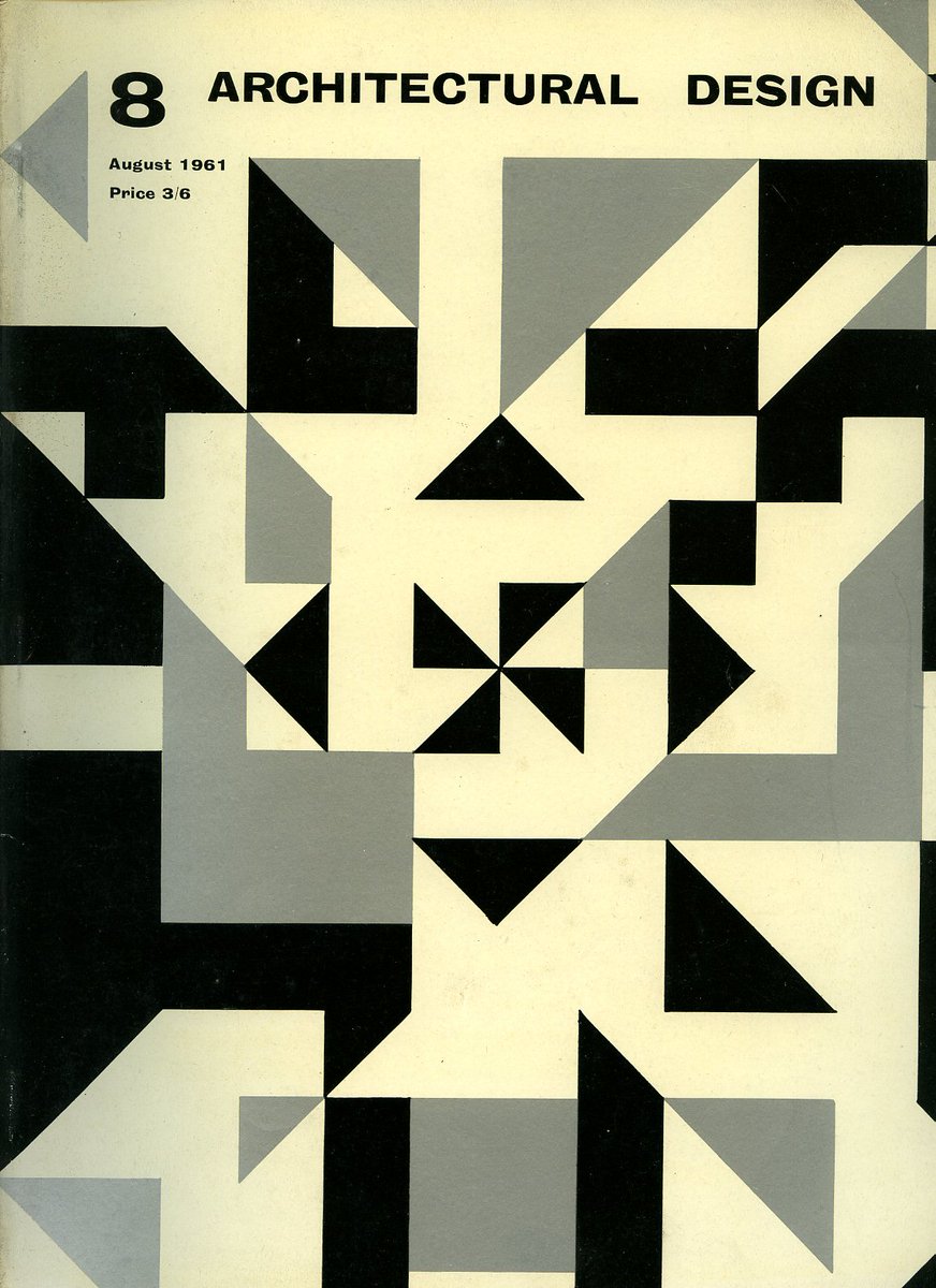 DesignReviewed's tweet photo. Covers from Architectural Design magazine 1960s https://t.co/SdsZgiLp5u
