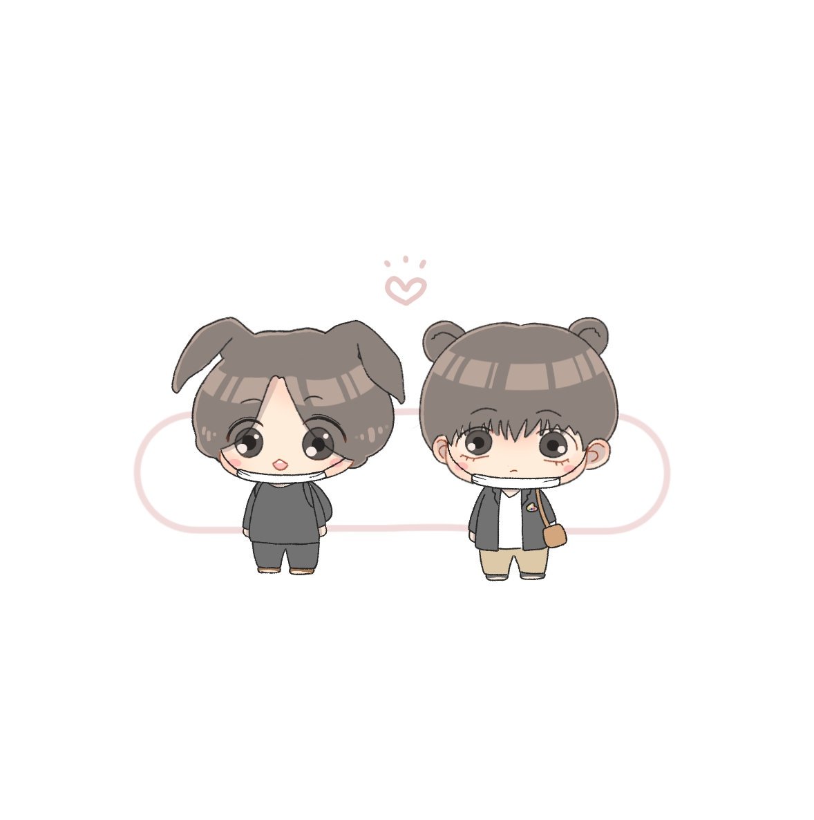 それぞれ髪型がかわいすぎるグクテテちゃん Jungkook Taehy なぎのイラスト それぞれ髪型がかわいすぎるグクテテちゃん Jungkook Taehy なぎのイラスト