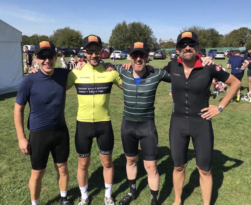 mattdriscoll23's tweet photo. Thanks to @ForciaLondon for an excellent day on Saturday at their #forciablc TTT - our crack team of architects assembled from @threefoldarch @FletcherPriest Sutton CA and Stanton Williams  lodges a respectable 5th (final placings TBC) https://t.co/6HOIACbmVg