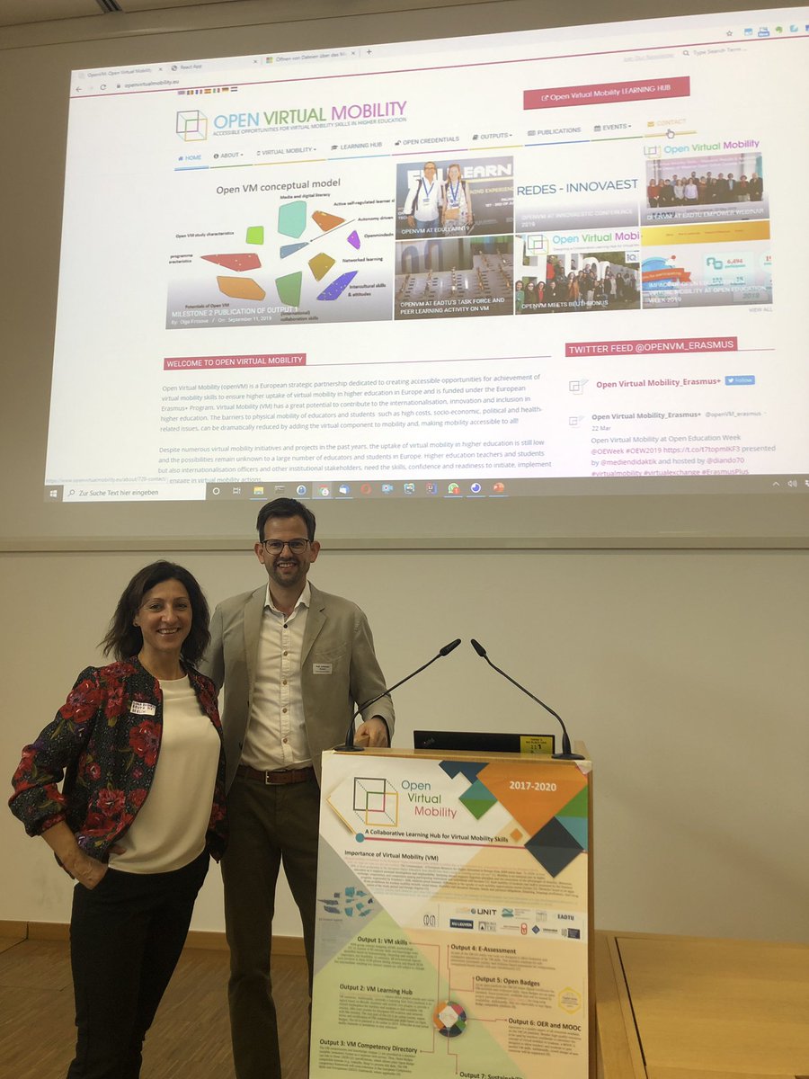 mediendidaktik's tweet photo. Our @openVM_erasmus workshop on #digitalskills at #delfi2019 #delfi19 starting in a few minutes cc @jkwebtec #openbadges https://t.co/3hVCJjPnuf